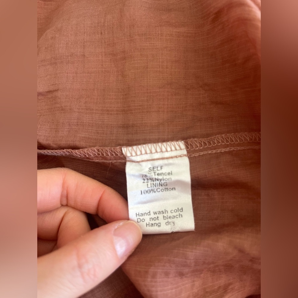 Mod Ref Savannah Dress - Dusty Rust Size Large - Picture 7 of 7